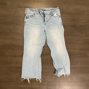 American Eagle Cropped Flare Jeans